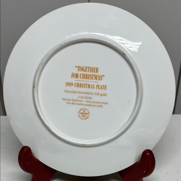 Together for Christmas Bear Family Decorative Plate - Picture 4 of 5